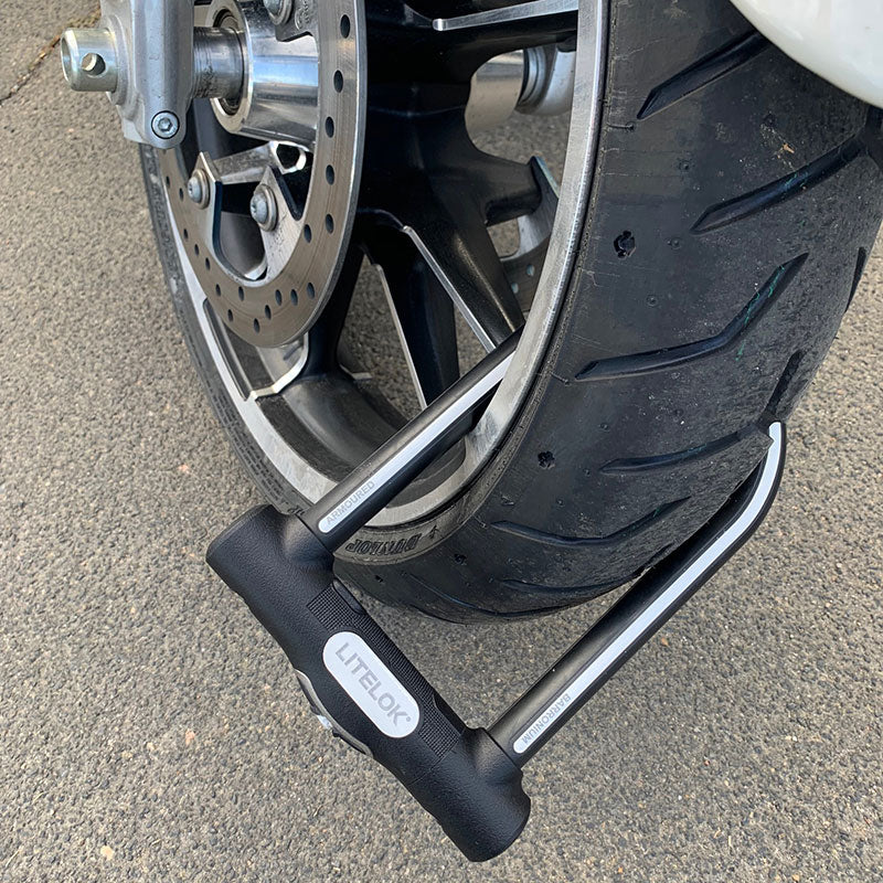 Motorcycle bike lock on sale